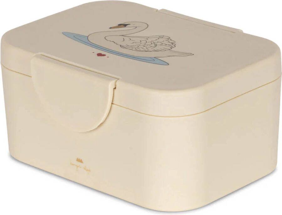 Konges Slojd Lunch box Swan off white