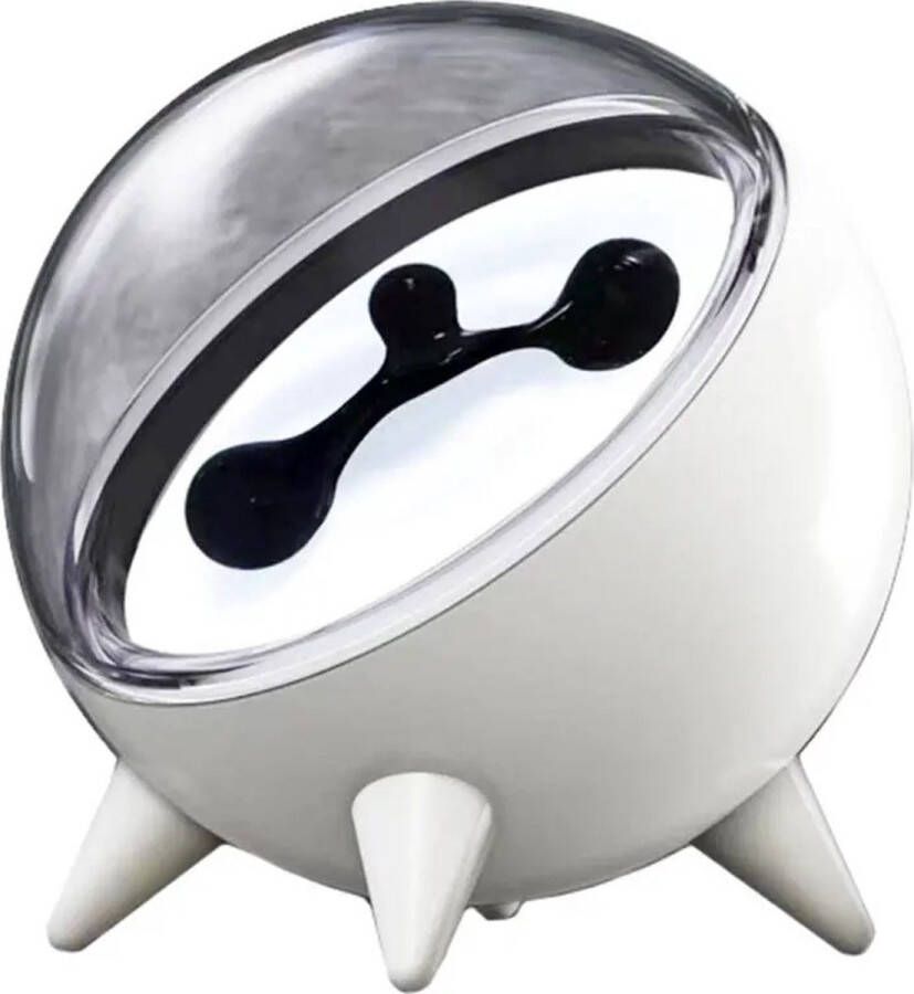 Koning Import Dansende Symbioot Ferrofluid Lamp Muziek Ritme Display Interactieve Bureaulamp Magnetische Vloeistof voor Gaming en Decor Rustgevend en Betoverend Visueel Speelgoed 4000mAh Batterij