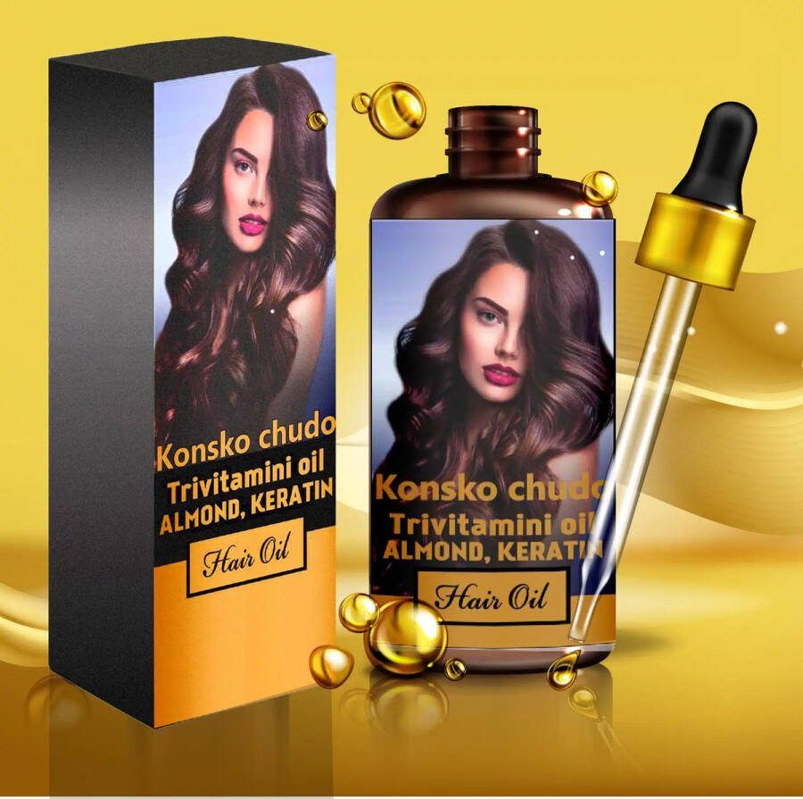 Konsko chudo Haarolie trivitamini Amandel&Keratine
