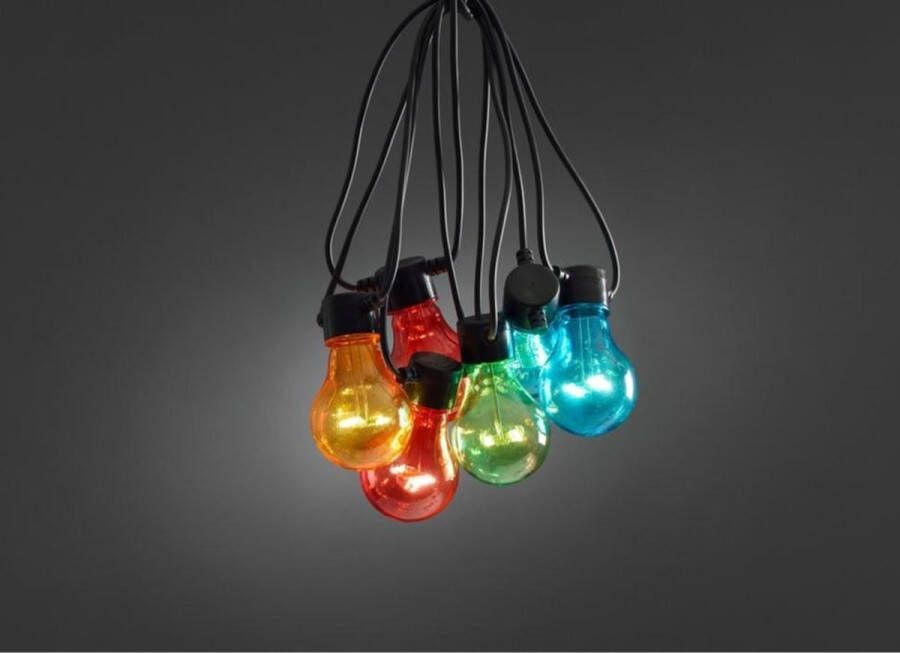 Konstsmide LED feestverlichting koppelbaar basisset multicolor