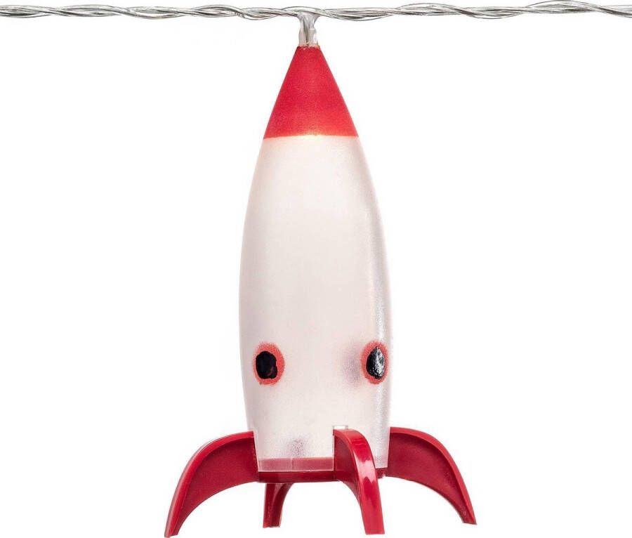 Konst Smide Konstsmide 1442 Snoerverlichting 8 lamps LED multicolor raketten 175 cm 24V voor binnen warmwit