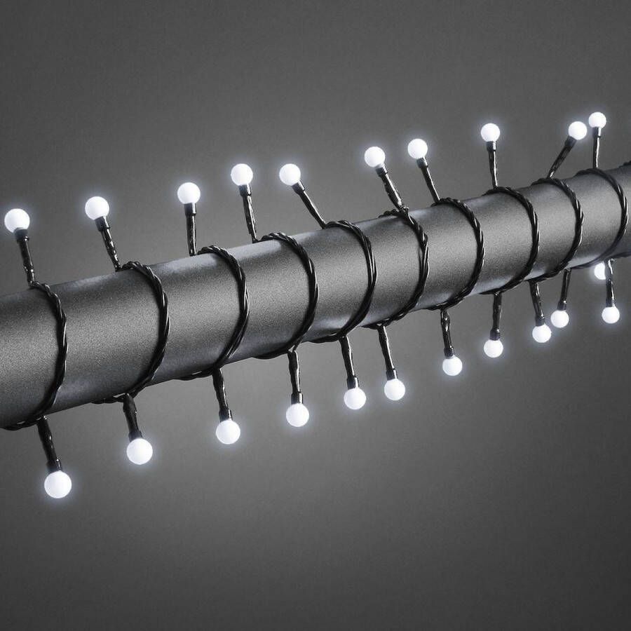 Konst Smide Konstsmide 3695-207 Mini-lichtketting Buiten Energielabel: F (A G) werkt op het lichtnet Aantal lampen 160 LED Koudwit Verlichte lengte: 12.72 m