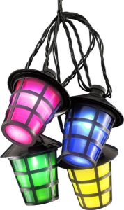 Konst Smide Konstsmide 4162 Snoerverlichting 20 lamps LED gekleurde lantaarns 475 cm 24V voor buiten multicolor