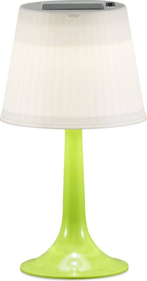 Konst Smide Konstsmide 7109 Tafellamp Assisi LED tafellamp solar 36cm 4500K appelgroen