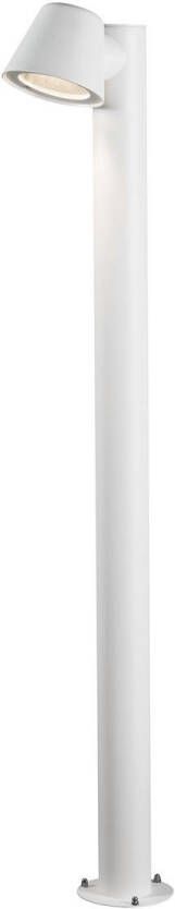 Konstsmide Trieste staande buitenlamp antracietgrijs 100 cm hoog inclusief paal 7524-250