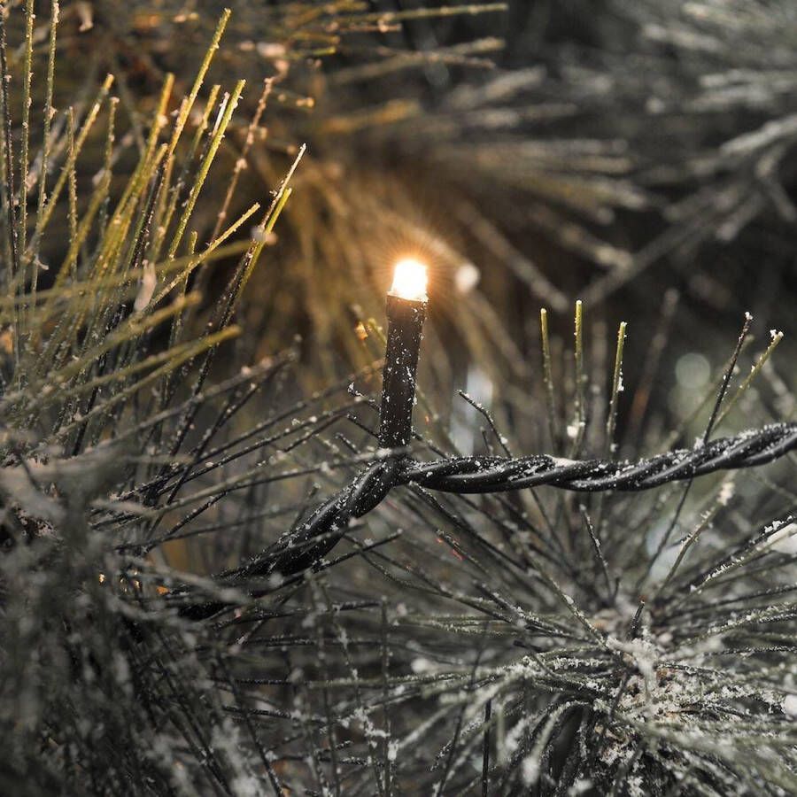 Konst Smide Kerstboomverlichting voor buiten 80 micro LEDs Extra warm wit 12 meter Kerstverlichting Lichtsnoer