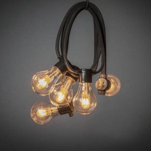 KONSTSMIDE Led-lichtsnoer Led biertuinverlichting helder met dimmer 10 heldere lampen 40 amberkleurige dioden (1 stuk)