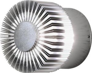 Konst Smide Konstsmide Monza LED 1x 3W Wandspot flush 9cm 230V 3000K zilver