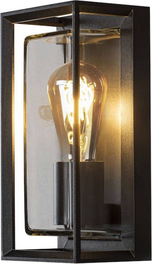 Konst Smide Konstsmide Wandlamp Brindisi 20w 230v Aluminium 26 Cm Zwart