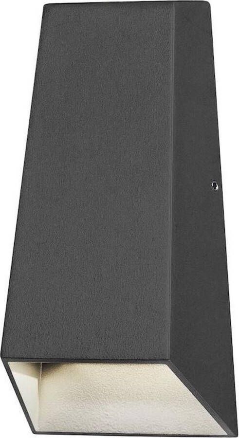 Konst Smide Konstsmide Wandlamp Imola 6w 230v Aluminium 17 Cm Antraciet