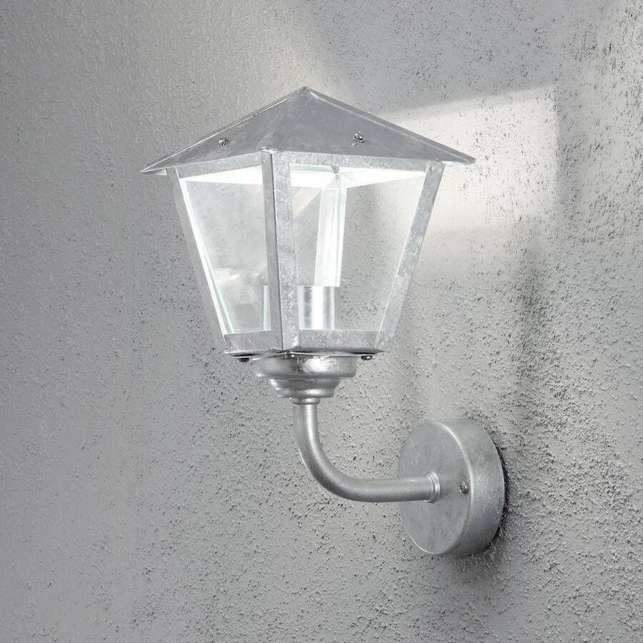 Konstsmide Landelijke wandlamp 440-320 Benu Thermisch Verzinkt Grijs Outlet