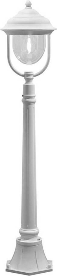 Konstsmide Staande lamp Parma Mezzani wit klassieke tuinverlichting 7225-250 paaltje 118cm - Foto 1