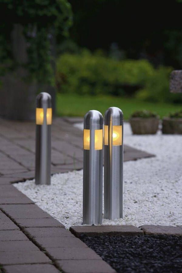 Konstsmide Tuinlampen 12 volt 7451-000 Amalfi (3X) Rvs Outlet