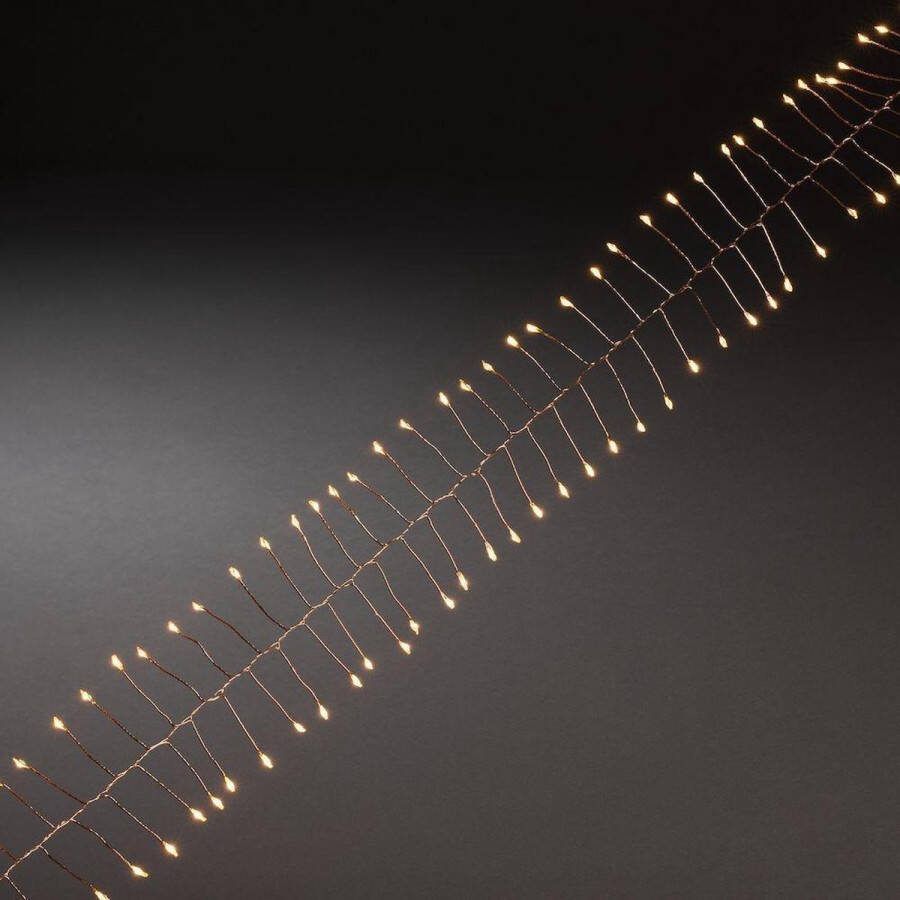 Konstsmide 1465-860 Micro-lichtketting Binnen werkt op batterijen Aantal lampen 60 LED Amber