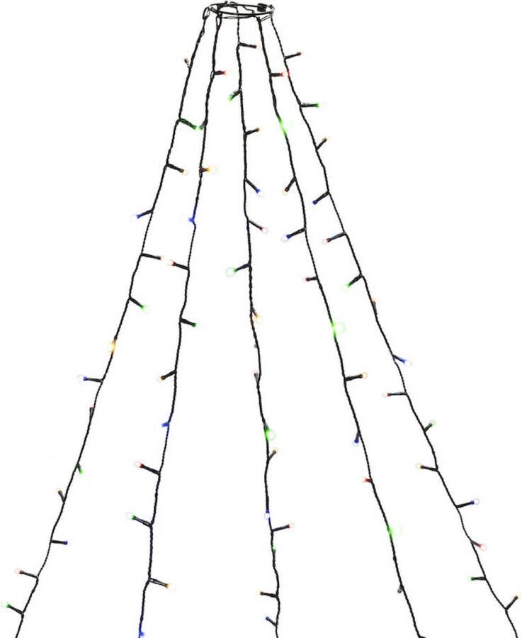 Konstsmide Christmas tree lightset LED Slinger Polyvinyl chloride (PVC) Groen Multi 1 8 m IP20