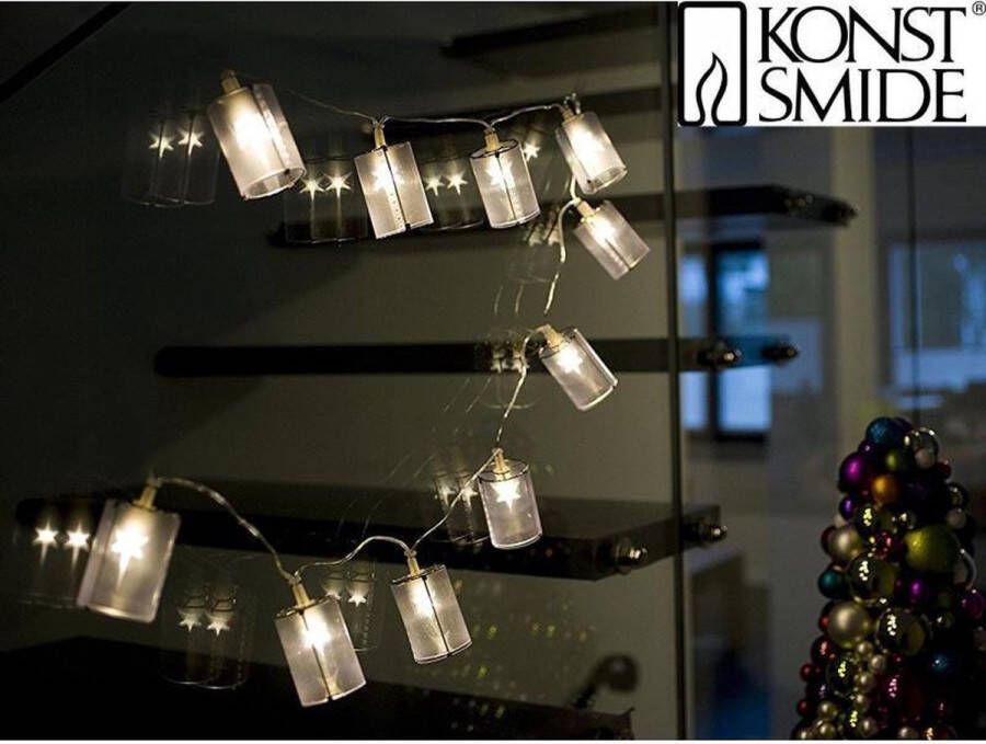 Konst Smide Konstsmide LED lichtsnoer Hologram-effect 10 LED Warm wit