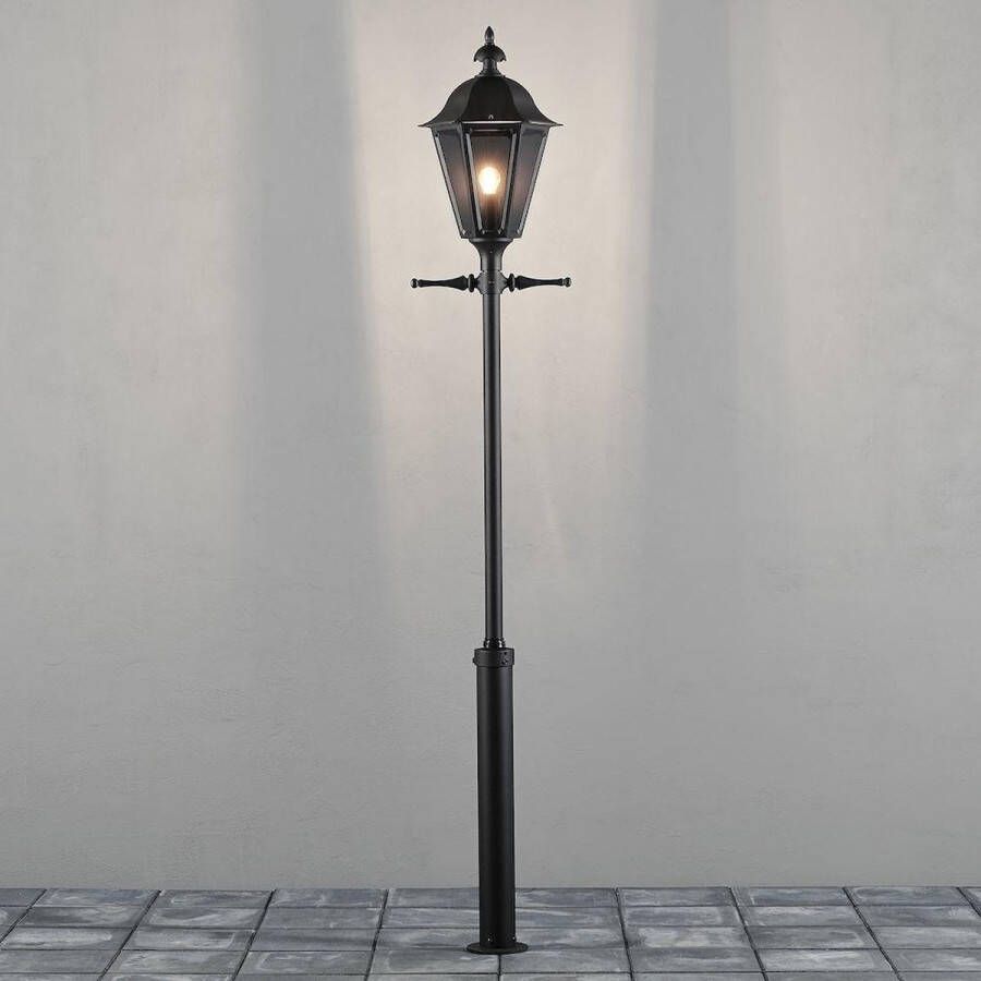Konstsmide Lantaarnpaal Pallas 1-lichts 260 cm matzwart 550-750