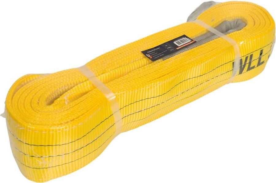KONVOX Hijsband met lussen geel 3 ton 6m