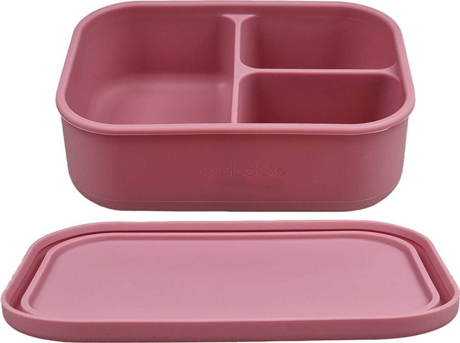 KOOLSUN KOOLECO by siliconen bento lunchbox blush roze