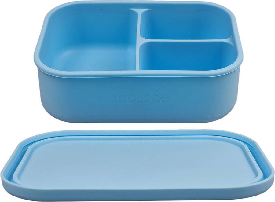 KOOLSUN KOOLECO by siliconen bento lunchbox fresh blue