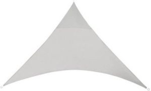 Koopman Compleet pakket: Schaduwdoek driehoek 3.6X3.6X3.6 Grijs met bevestigingsset en buitendoekreiniger