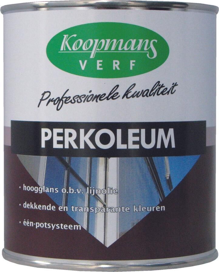 Koopmans Perkoleum Beits Havanna 208 Dekkend Hoogglans 0 75 liter