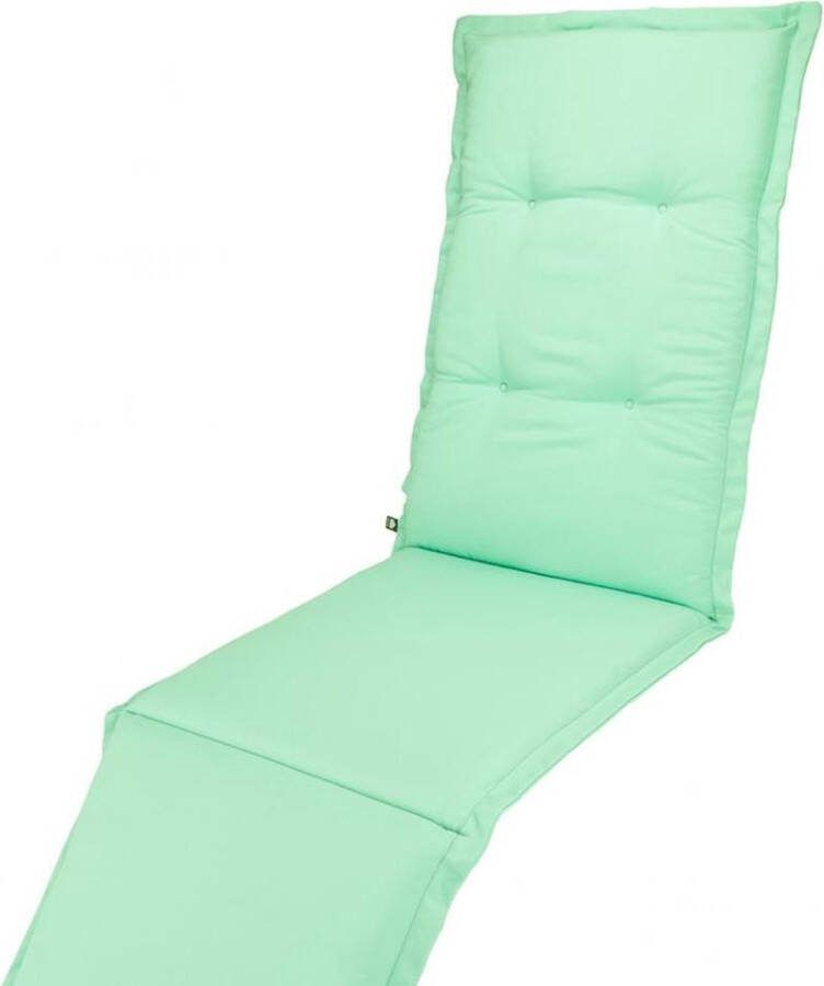 Kopu Deckchairkussen Prisma Aquamarine Afmeting 200 x 50 cm Extra comfortabel schuim
