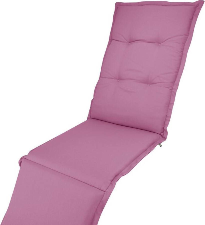 Kopu Deckchairkussen ® Prisma Thulian Pink 200x50 cm Extra comfort