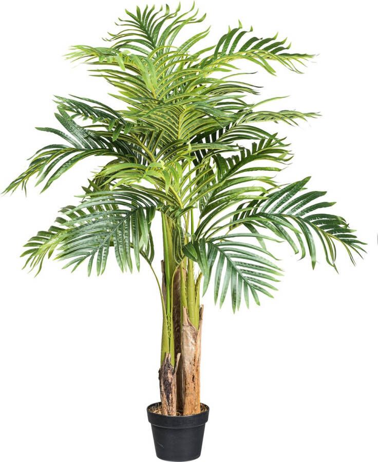 Kopu Kunstplant Arecapalm 130 cm 3 Stammen Real Touch Goudpalm