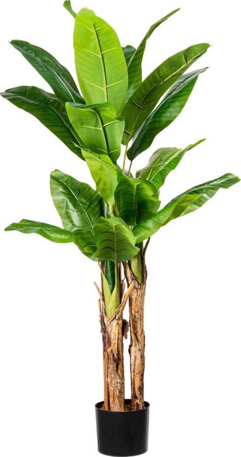 Kopu Kunstplant Bananenplant 150 cm met 21 bladeren Nepplant