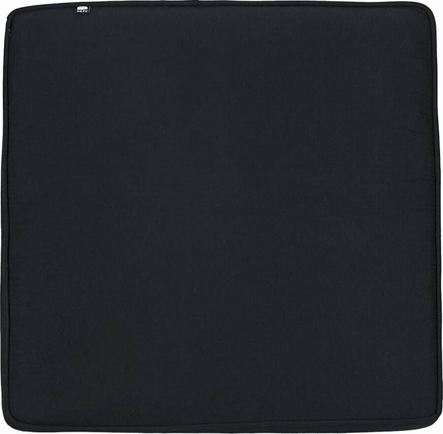 Kopu Prisma Black Loungekussen Zit Gedeelte 60x60 Cm Zwart