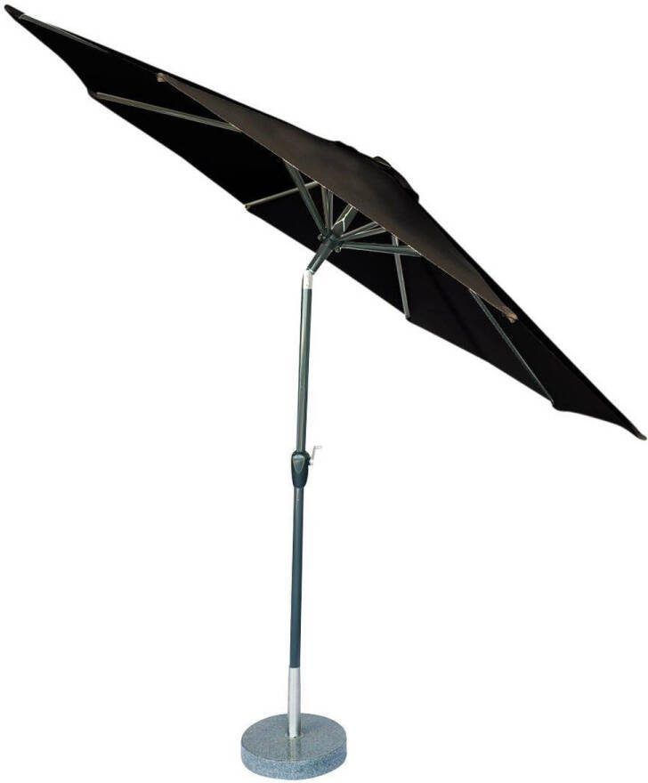 Kopu Calma Parasol Rond 300 Cm Met Windvanger Antraciet