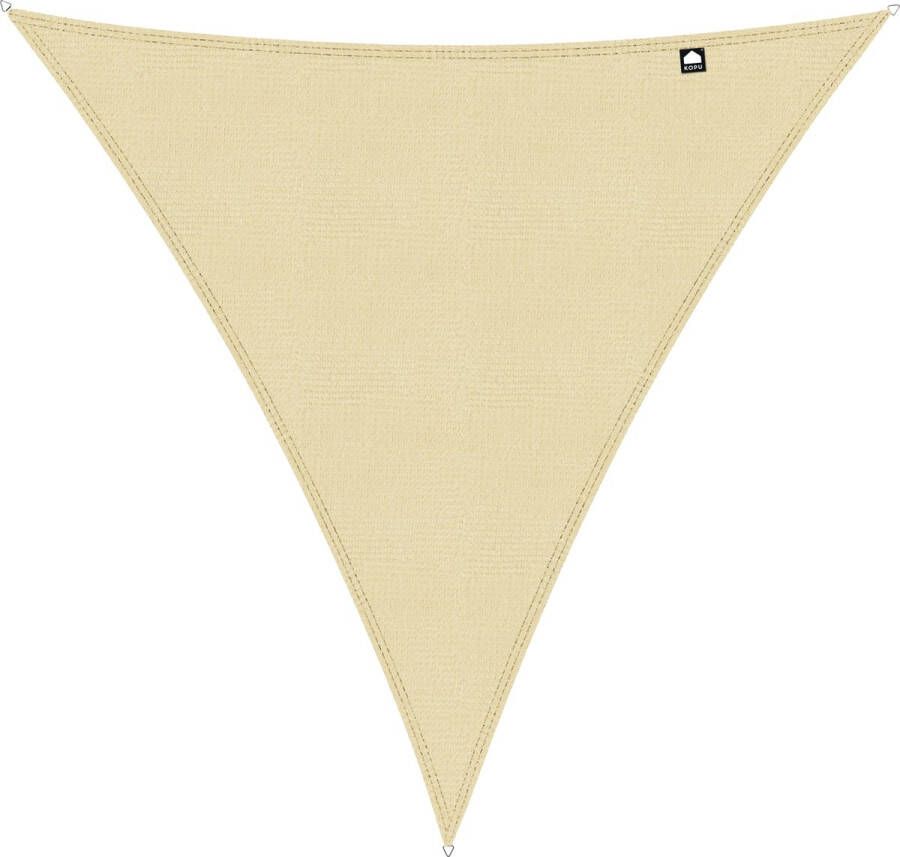 Kopu Schaduwdoek Driehoek 4 Mtr 280 Grams Waterdoorlatend Creme