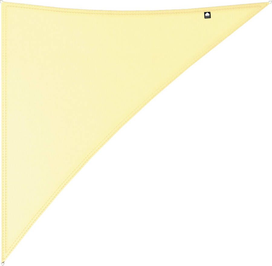 Kopu Schaduwdoek Driehoek 5x6x7 8 Mtr 230 Grams Waterdicht Creme