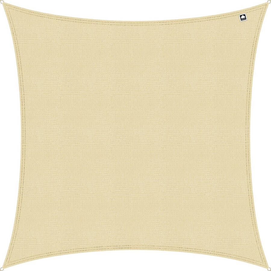 Kopu Schaduwdoek Vierkant 5x5 M 280 Gram Waterdoorlatend Creme