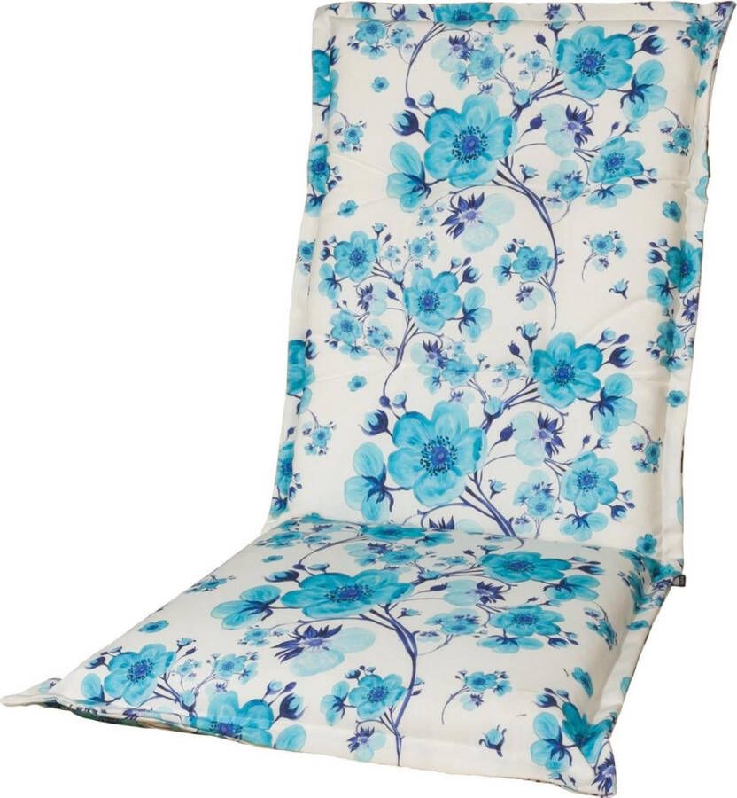Kopu Tuinkussen Hoge rug Blossom Blue 125x50 cm Extra comfort