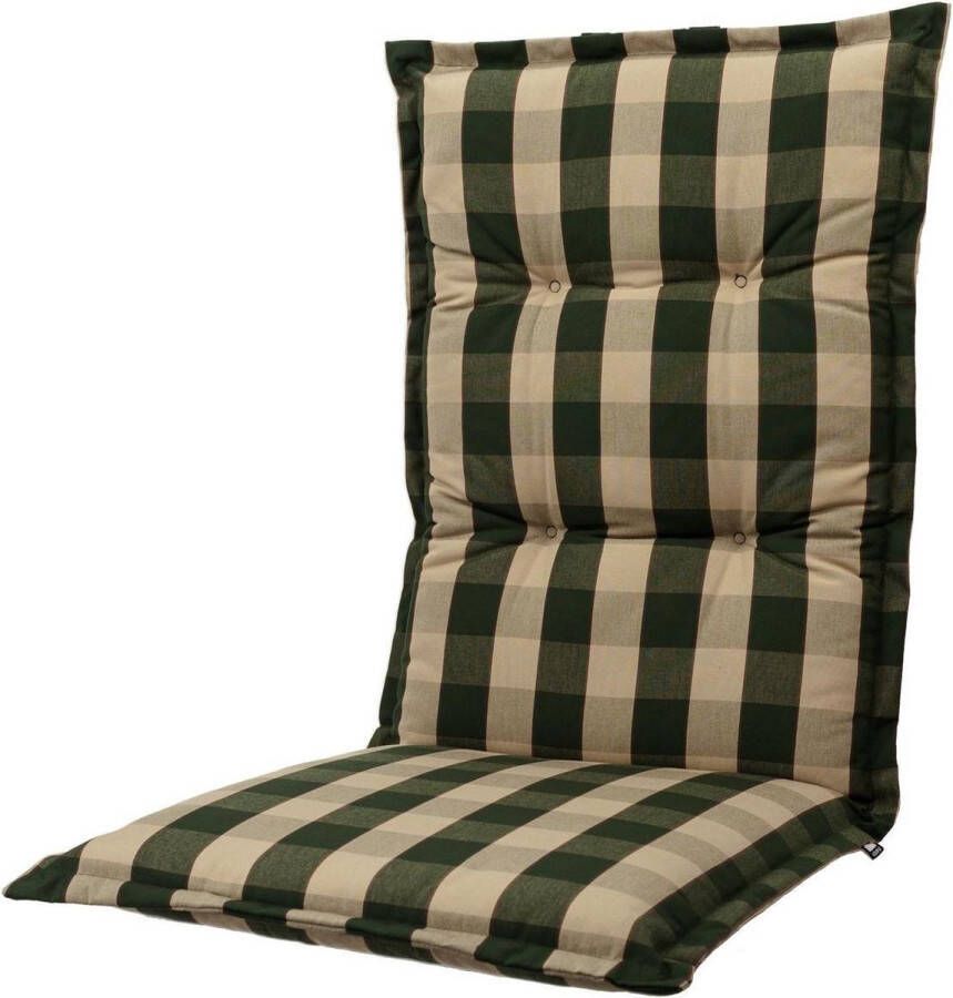 Kopu Tuinkussen Hoge rug Country Green 125x50 cm Extra comfort