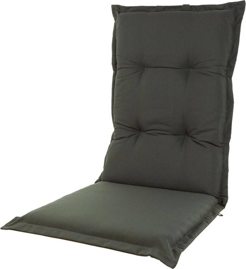 Kopu Tuinkussen Hoge rug ® Prisma Grey 125x50 cm Extra comfort