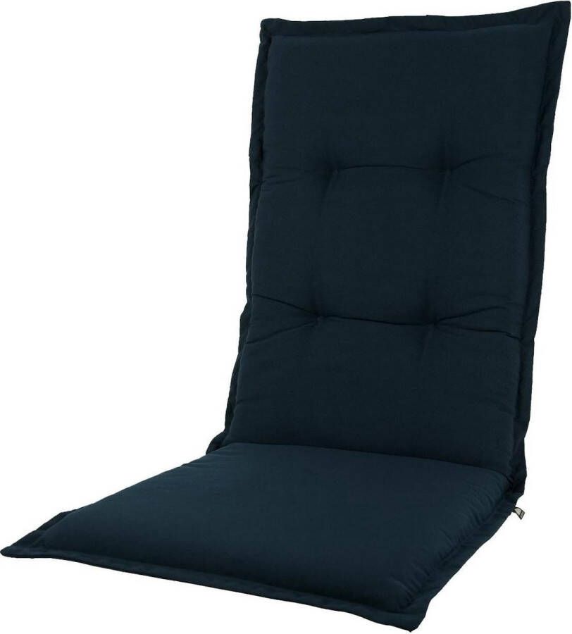 Kopu Tuinkussen Hoge rug ® Prisma Navy 125x50 cm Extra comfort