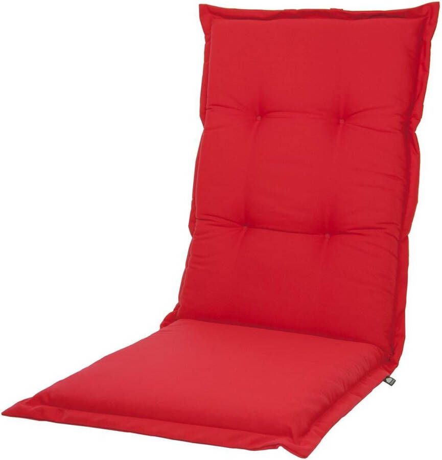 Kopu Tuinkussen Hoge rug ® Prisma Red 125x50 cm Extra comfort