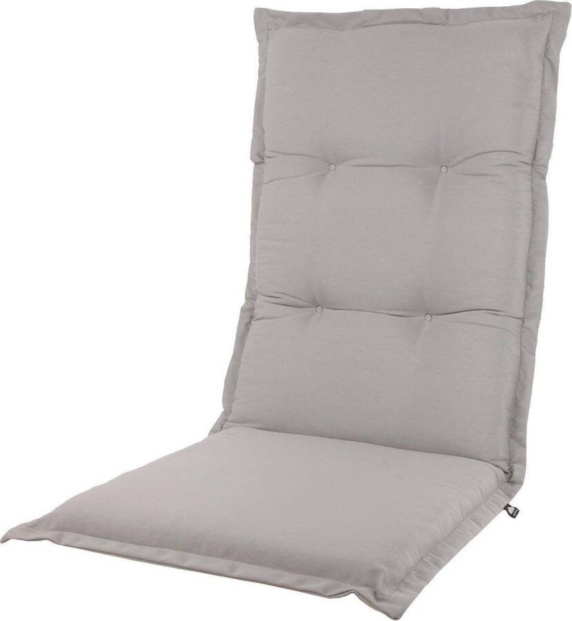 Kopu Tuinkussen Hoge rug Prisma Silver 125x50 cm Extra comfort