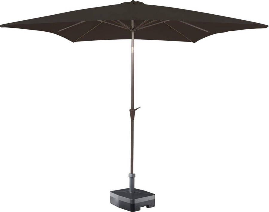 Kopu vierkante parasol Altea 230x230 cm Antraciet