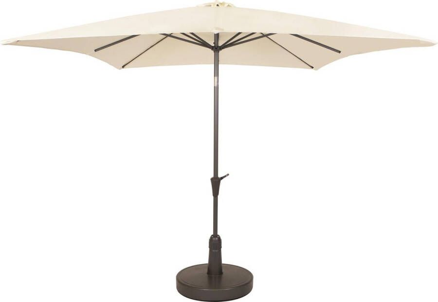 Kopu vierkante parasol Malaga 200x200 cm Naturel