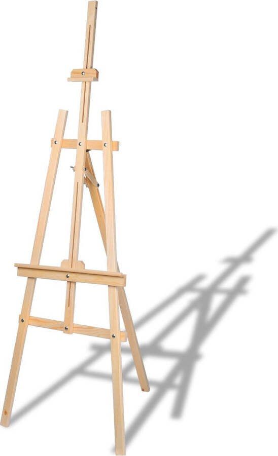 KORA ART Schildersezel 172 x 52 cm- Dennenhout Verstelbare Atelierezel Veldezel Studio ezel Buitenreclame