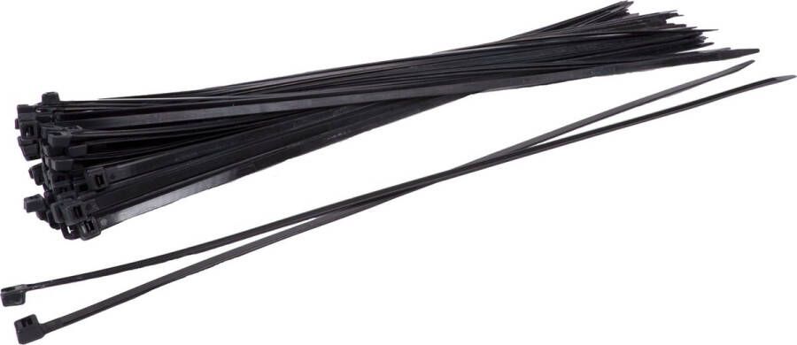 Kortpack 500 stuks Zwarte kabelbinders extra lang 1020 mm x 9 mm + pen (099.0276)