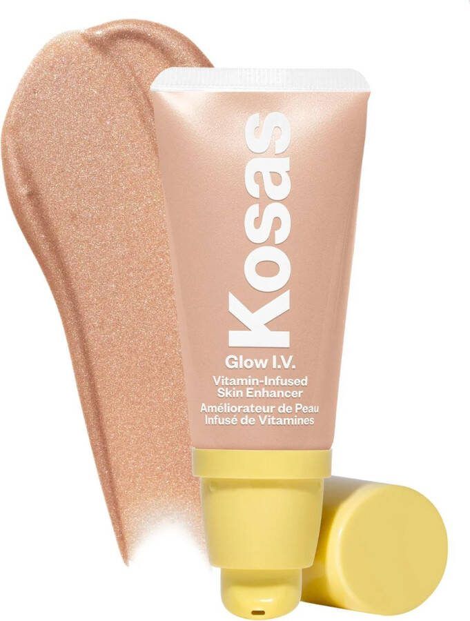 Kosas Glow I.V. Vitamin-Infused Skin Enhancer Face Makeup Tinted Highlighter Natuurlijke Glow Illuminate