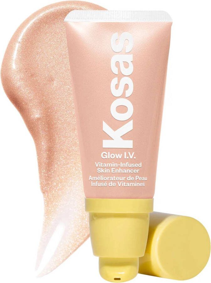 Kosas Glow I.V. Vitamin-Infused Skin Enhancer Face Makeup Tinted Highlighter Natuurlijke Glow Spark