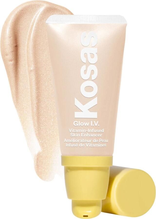 Kosas Glow I.V. Vitamin-Infused Skin Enhancer Face Makeup Tinted Highlighter Natuurlijke Glow Revive