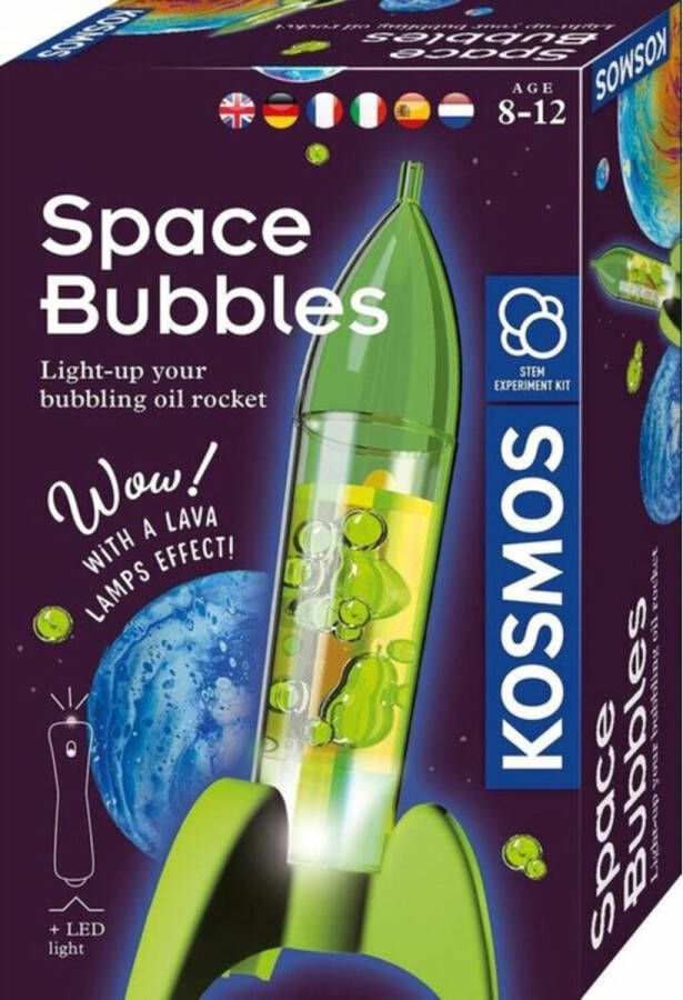 SpelHobby Kosmos Ruimteset Space Bubbles Junior 5 X 13 X 21 Cm Groen