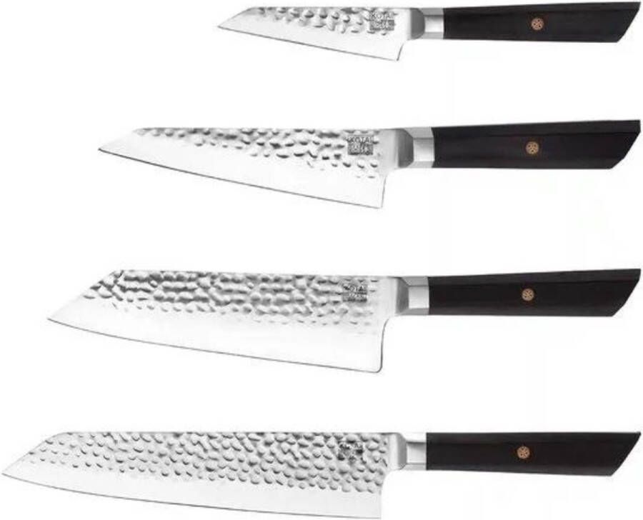 KOTAI Kitchen Kotai Bunka Complete Set Messenset Schilmes 90 mm Petty 135 mm Santoku 170 mm Kiritsuke 210 mm Japanse Messen